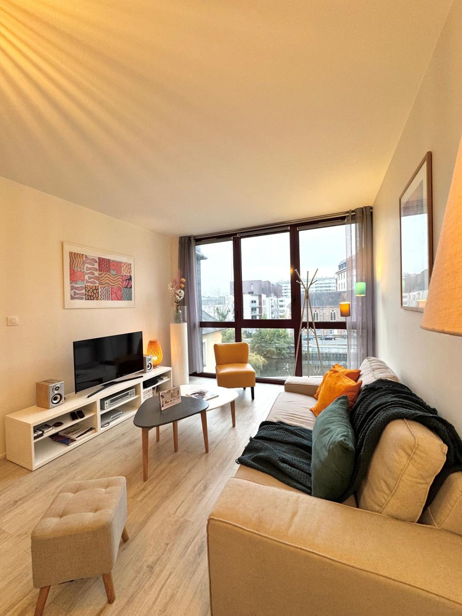 Апартаменты Le Nantais, Centre De Rennes Avec Garage Prive Экстерьер фото